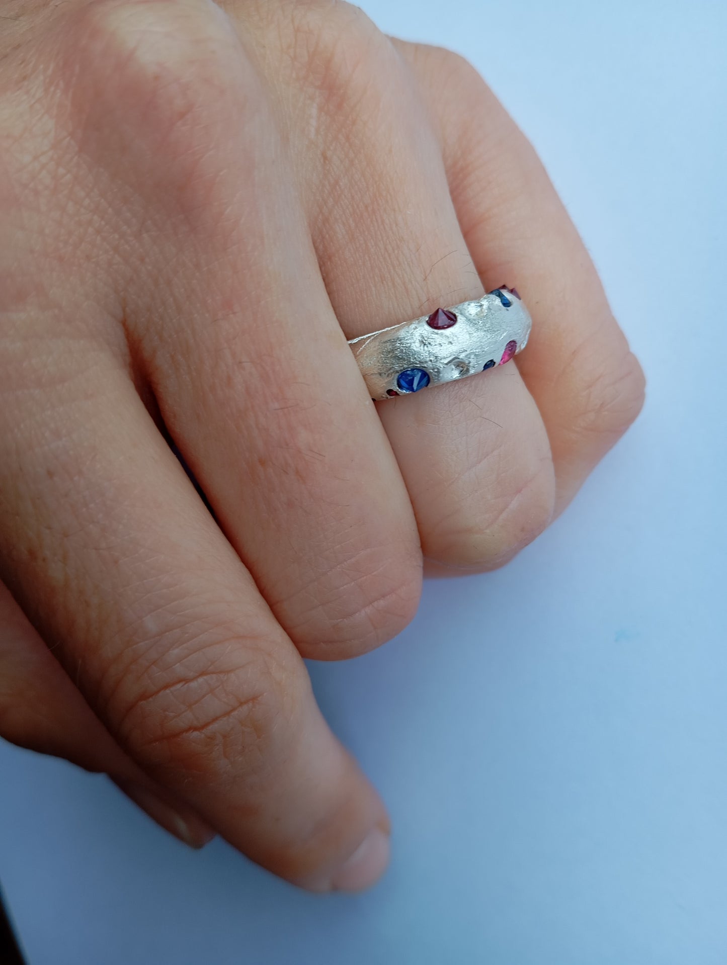 Anillo cráteres de luna