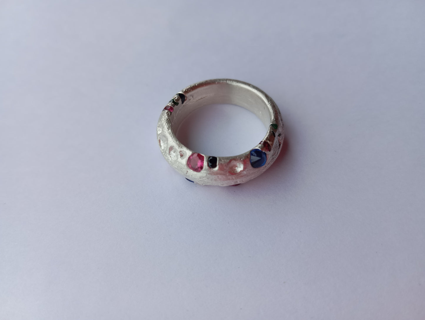 Anillo cráteres de luna