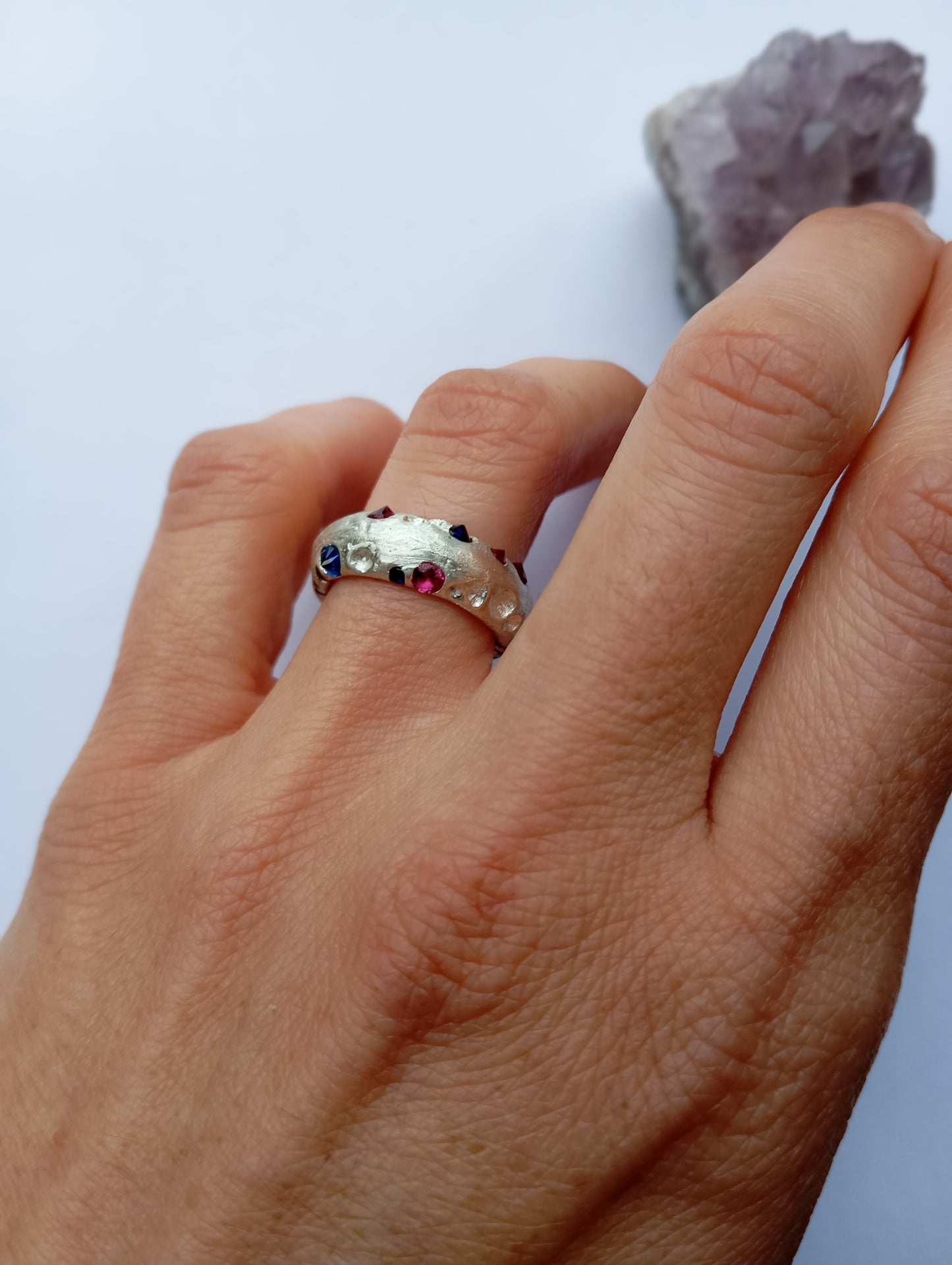 Anillo cráteres de luna