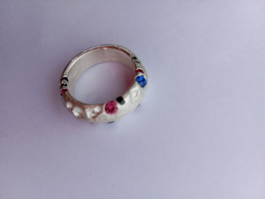 Anillo cráteres de luna